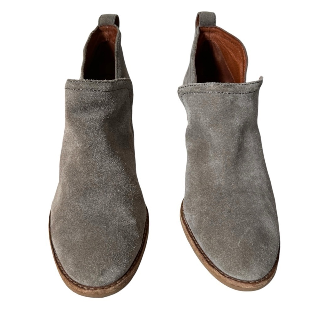 Jeffrey Campbell Rosalee Western Ankle Boot Taupe Suede Women's Size 6.5 - Picture 2 of 11